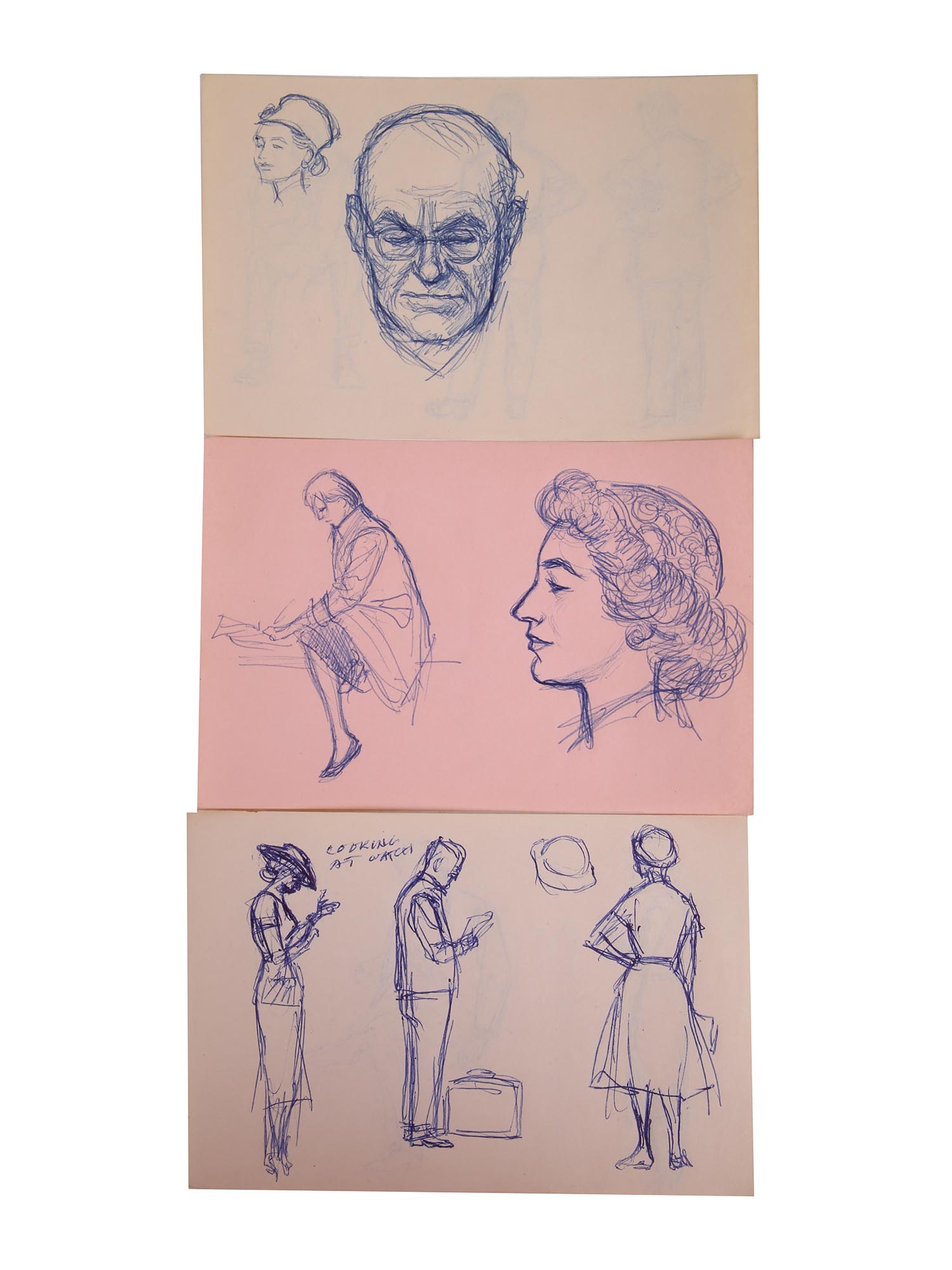 AMERICAN INK PAINTINGS SKETCHES BY BILL FRACCIO PIC-0